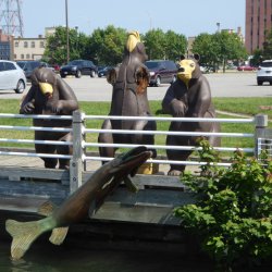 Hafen-Deko in Sault Ste. Marie (CDN)