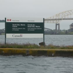 Sault Ste. Marie - Sportbootschleuse auf kanadischer Seite - 6 m